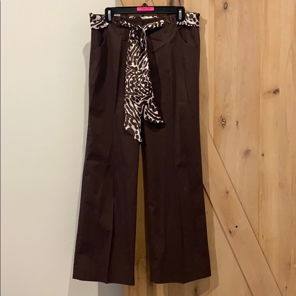 Milly of New York chocolate brown trousers